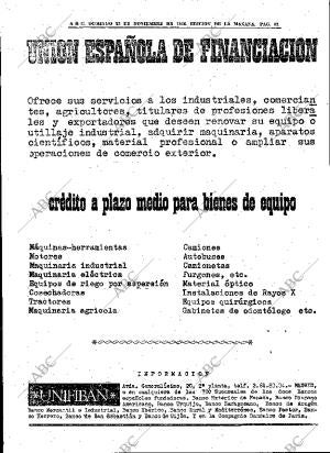 ABC MADRID 22-11-1964 página 92