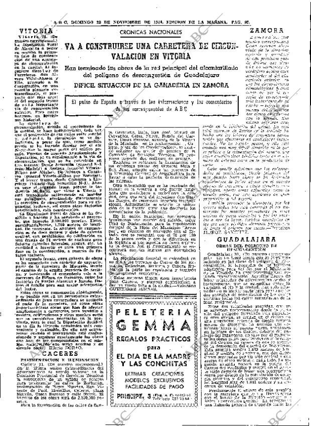 ABC MADRID 22-11-1964 página 97