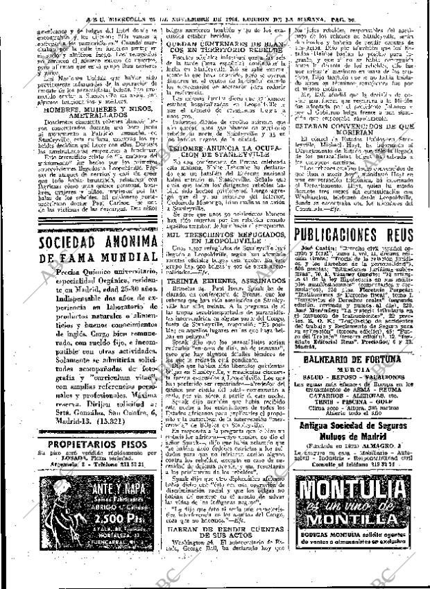 ABC MADRID 25-11-1964 página 50