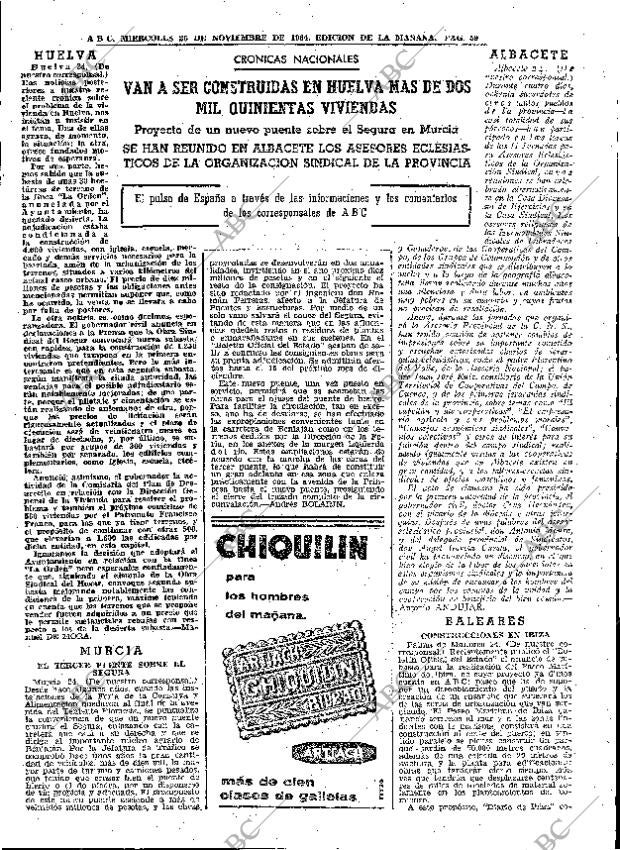 ABC MADRID 25-11-1964 página 59