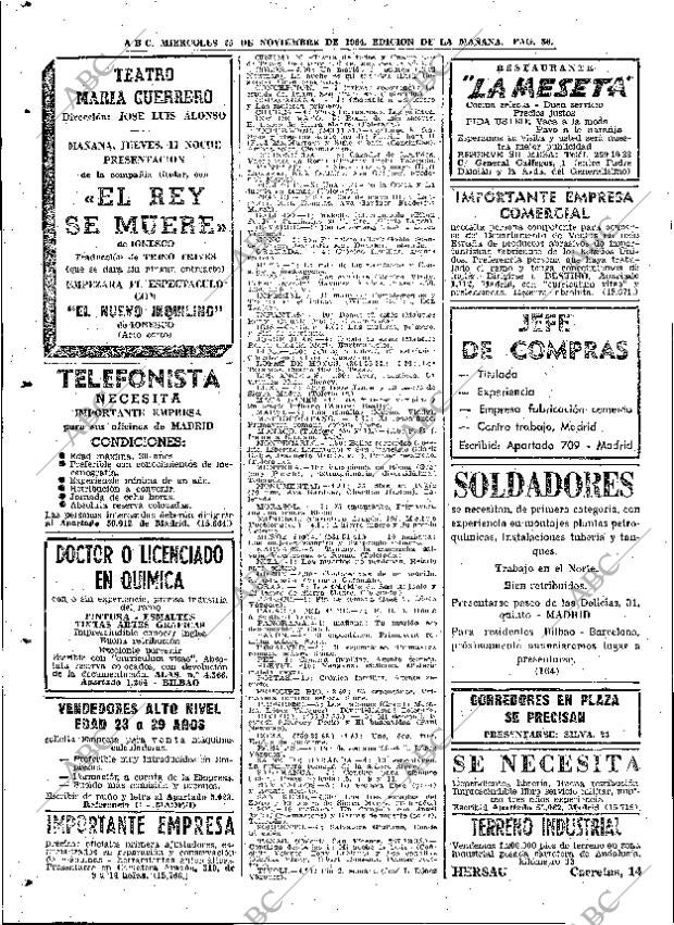 ABC MADRID 25-11-1964 página 86