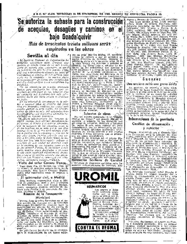 ABC SEVILLA 25-11-1964 página 55