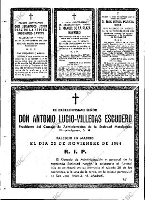 ABC MADRID 27-11-1964 página 102