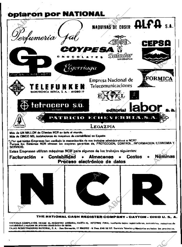 ABC MADRID 27-11-1964 página 16