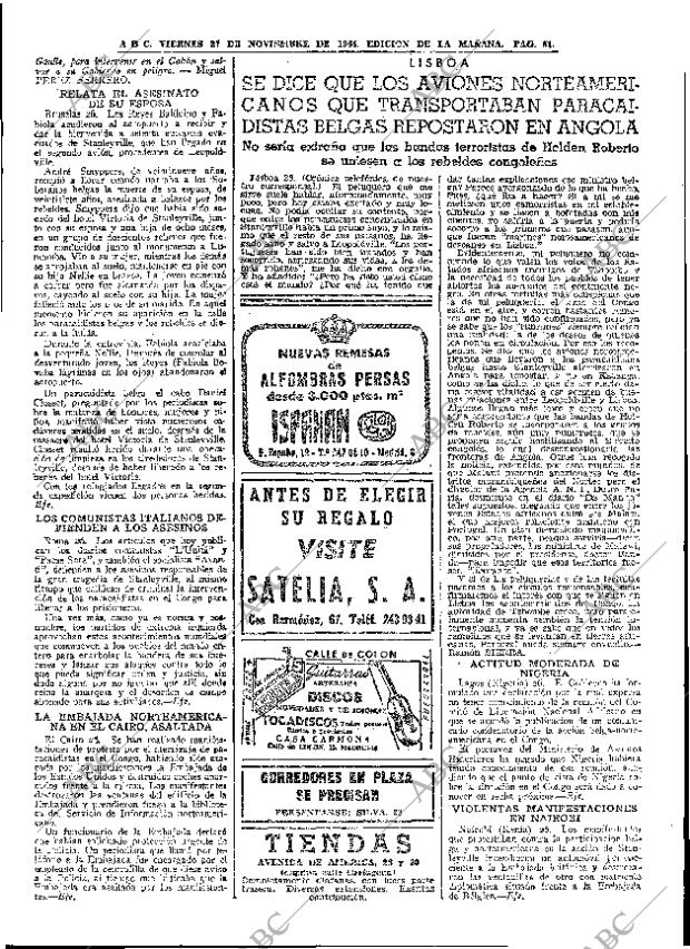 ABC MADRID 27-11-1964 página 51