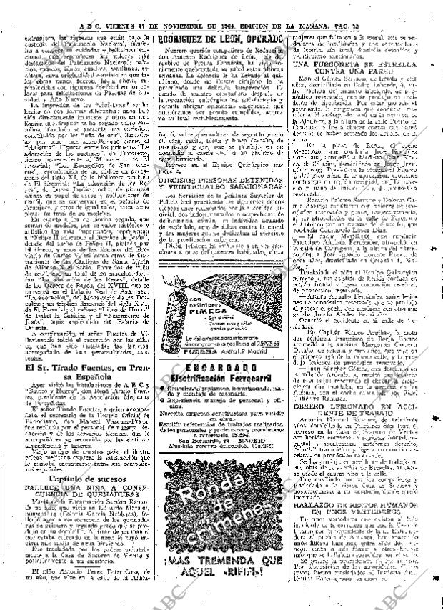 ABC MADRID 27-11-1964 página 75