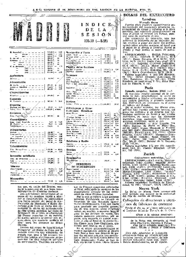 ABC MADRID 27-11-1964 página 77