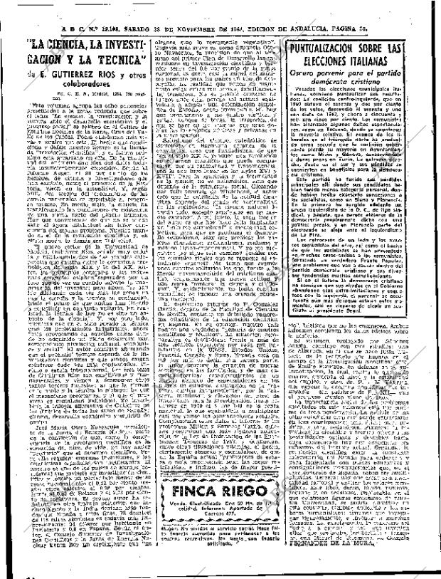 ABC SEVILLA 28-11-1964 página 38