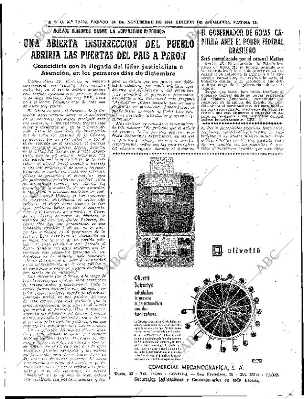 ABC SEVILLA 28-11-1964 página 39