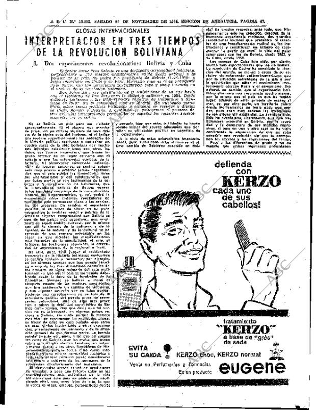 ABC SEVILLA 28-11-1964 página 47