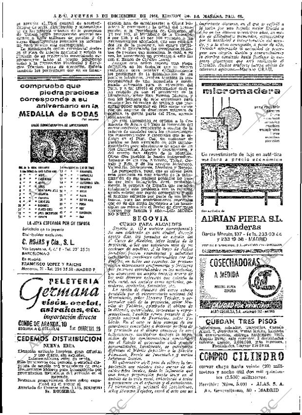 ABC MADRID 03-12-1964 página 68