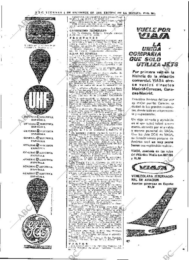 ABC MADRID 04-12-1964 página 101