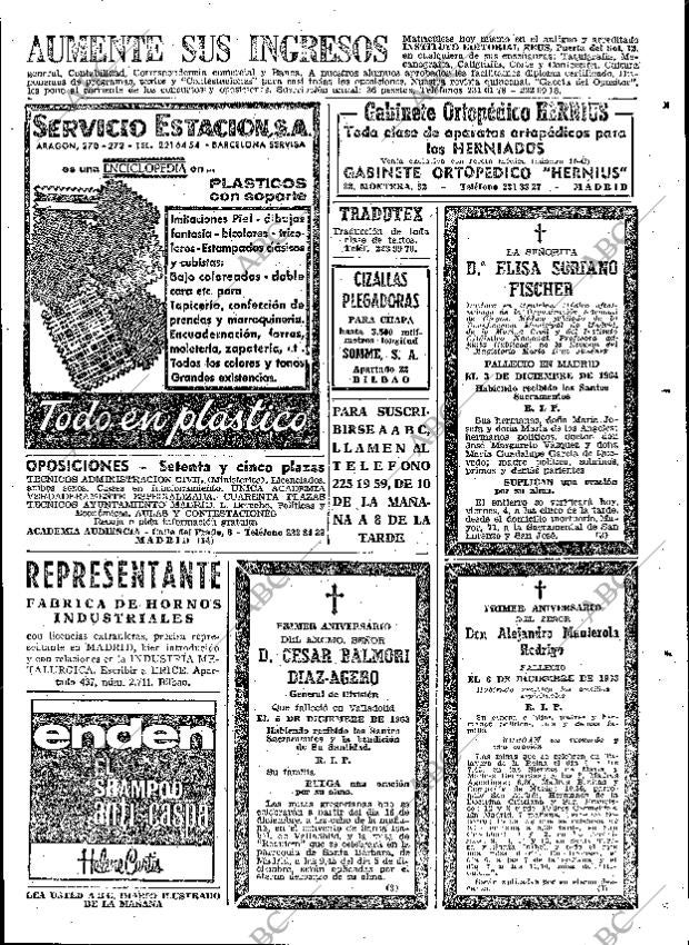 ABC MADRID 04-12-1964 página 109