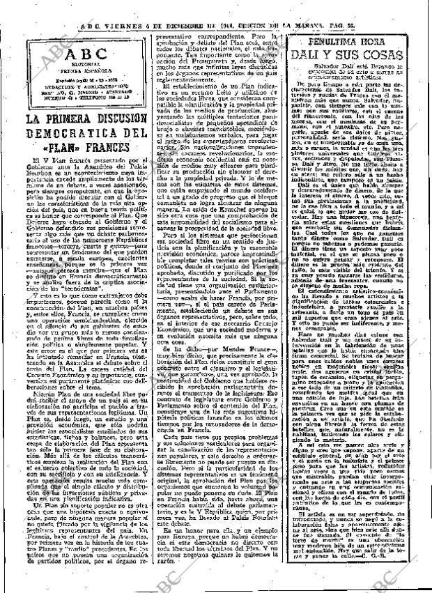 ABC MADRID 04-12-1964 página 56