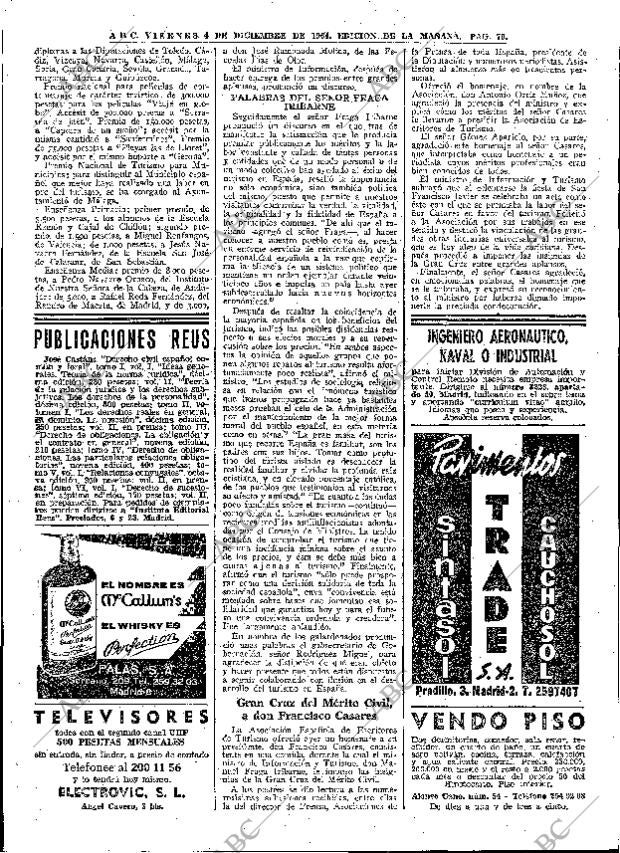 ABC MADRID 04-12-1964 página 70