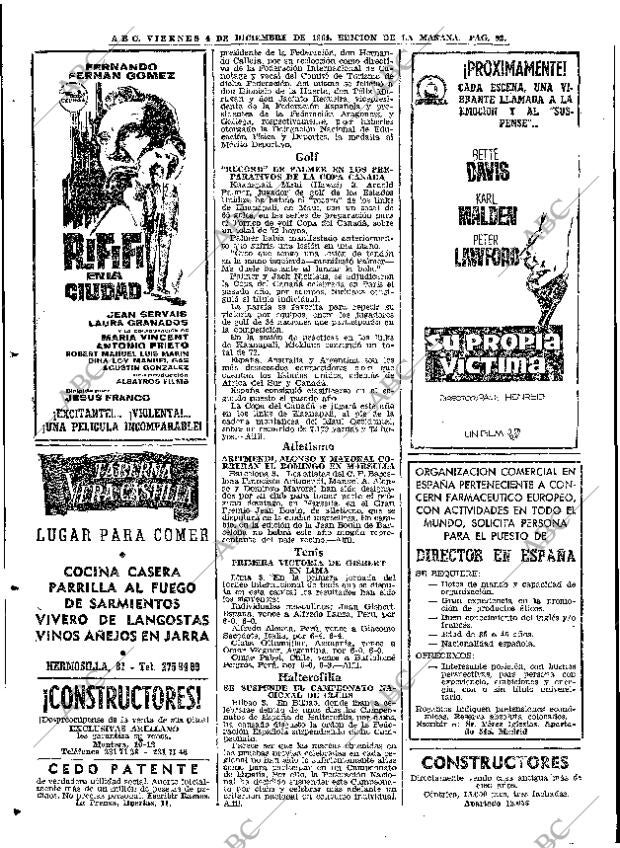ABC MADRID 04-12-1964 página 92