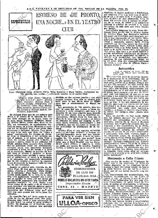 ABC MADRID 04-12-1964 página 95