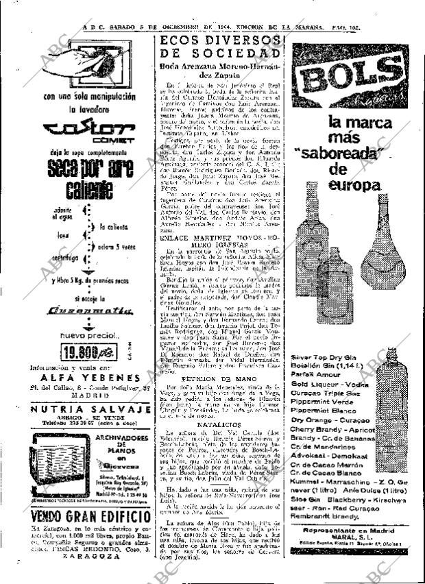 ABC MADRID 05-12-1964 página 102
