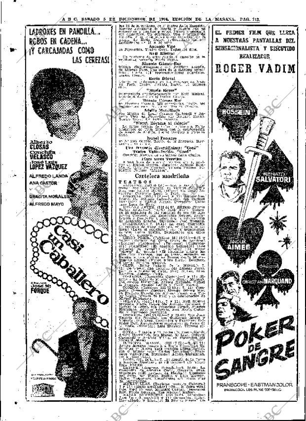 ABC MADRID 05-12-1964 página 112