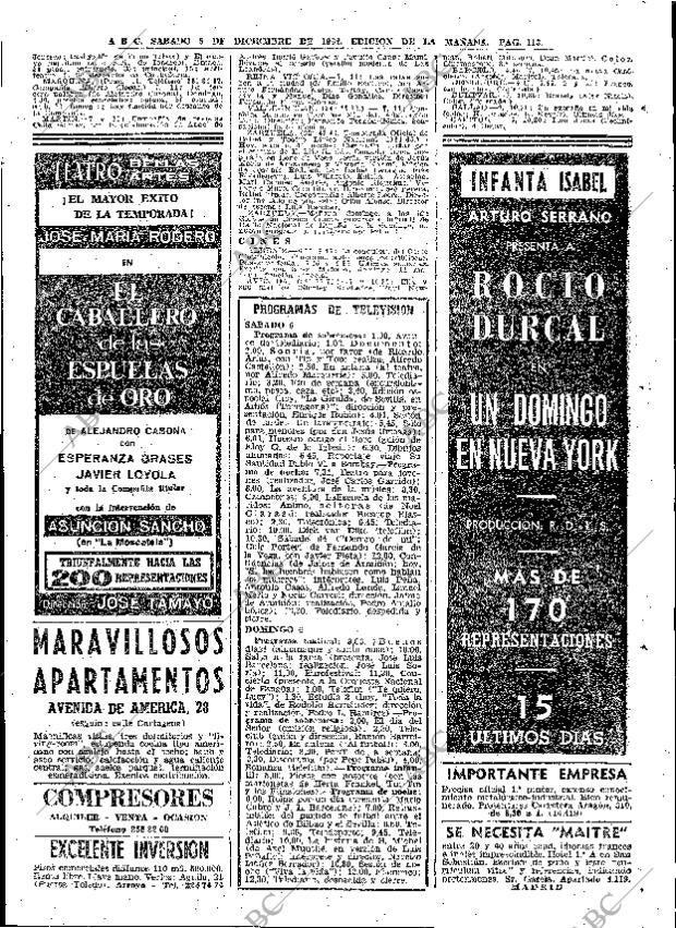 ABC MADRID 05-12-1964 página 113