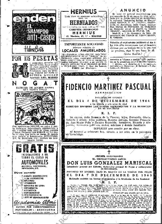 ABC MADRID 05-12-1964 página 124