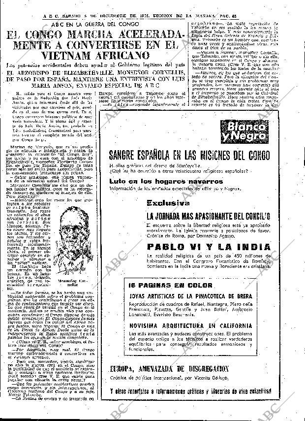 ABC MADRID 05-12-1964 página 65