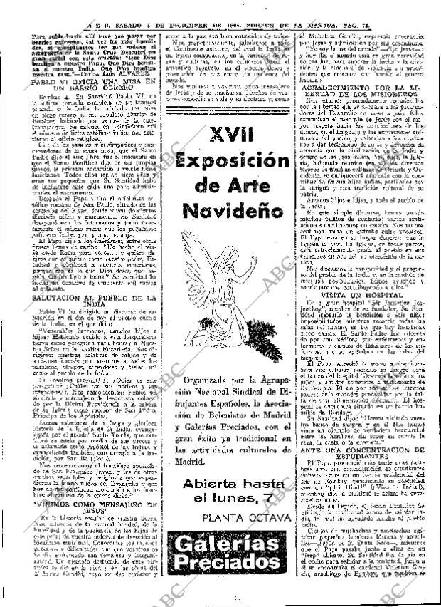 ABC MADRID 05-12-1964 página 72