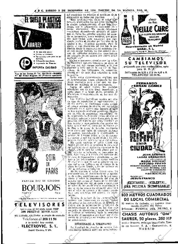 ABC MADRID 05-12-1964 página 84