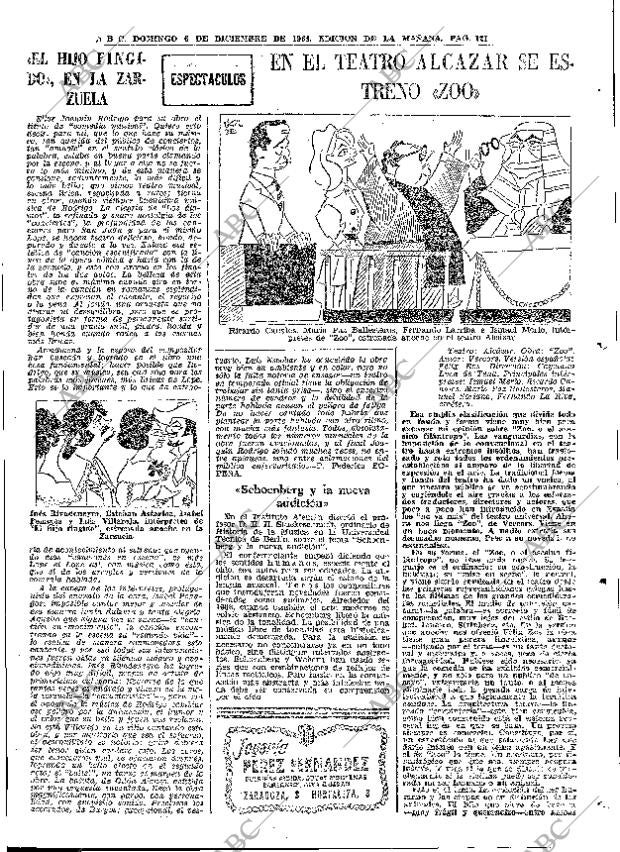 ABC MADRID 06-12-1964 página 121