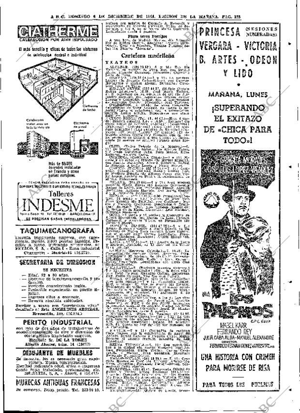 ABC MADRID 06-12-1964 página 125