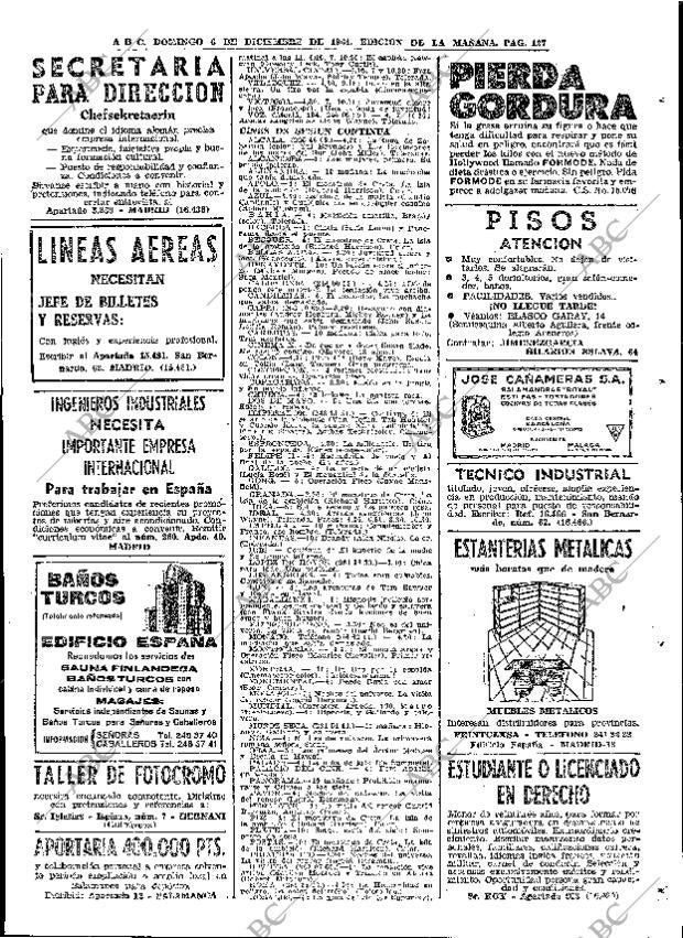 ABC MADRID 06-12-1964 página 127