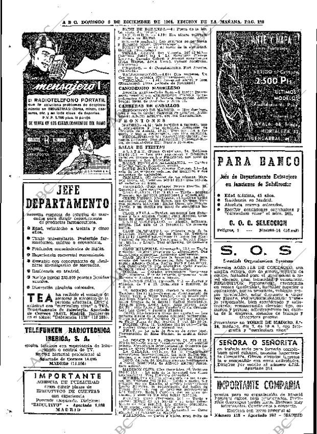 ABC MADRID 06-12-1964 página 128