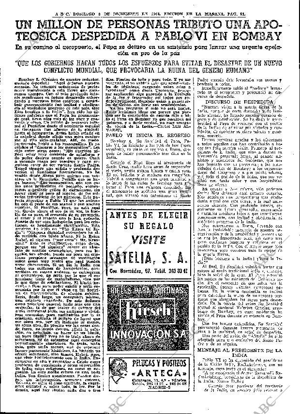 ABC MADRID 06-12-1964 página 81