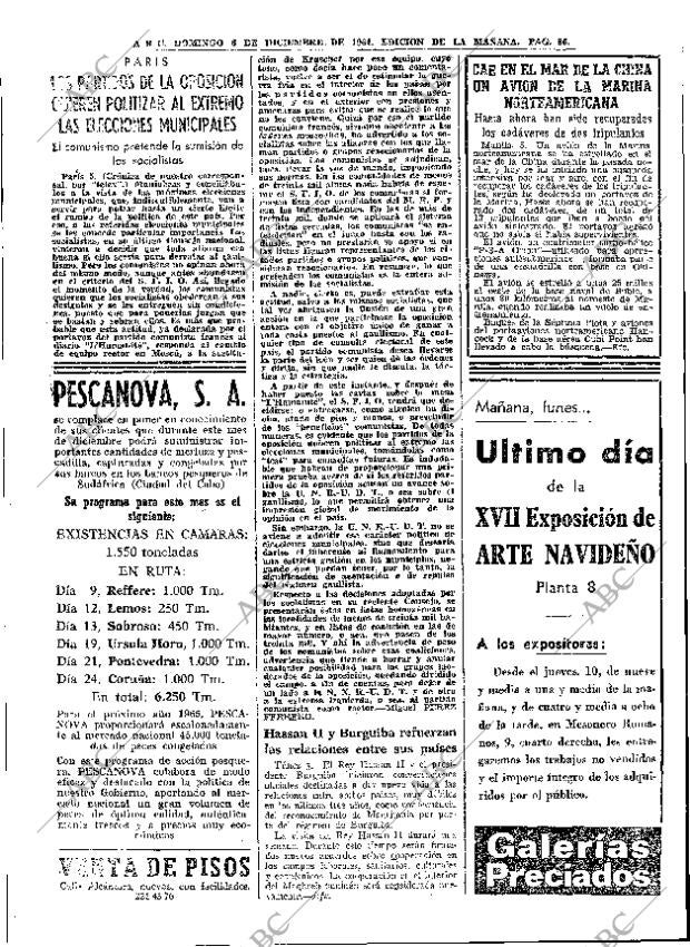 ABC MADRID 06-12-1964 página 86