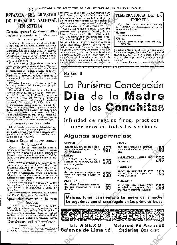 ABC MADRID 06-12-1964 página 95