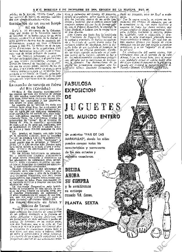 ABC MADRID 06-12-1964 página 97