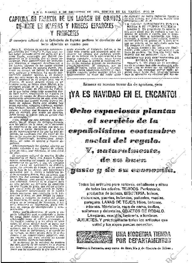 ABC MADRID 08-12-1964 página 59
