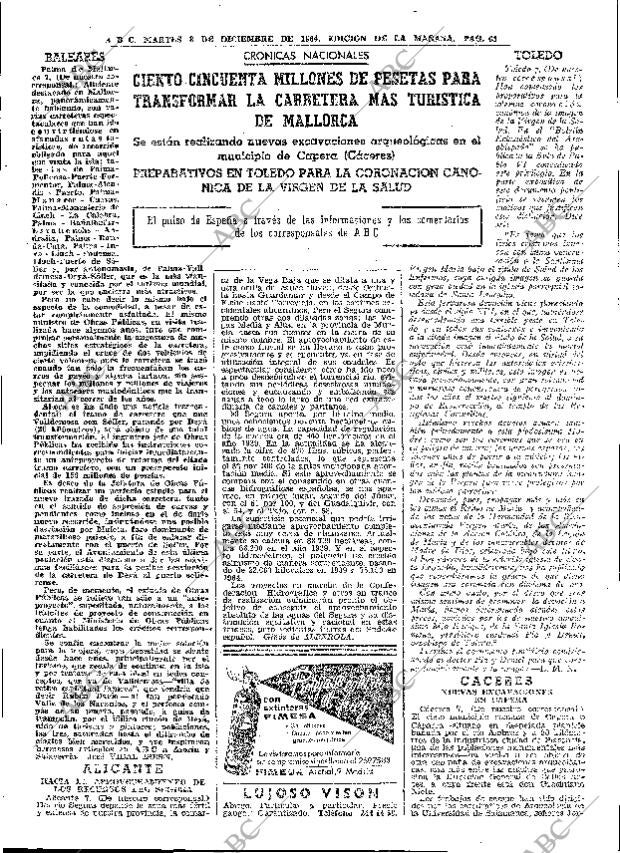 ABC MADRID 08-12-1964 página 65