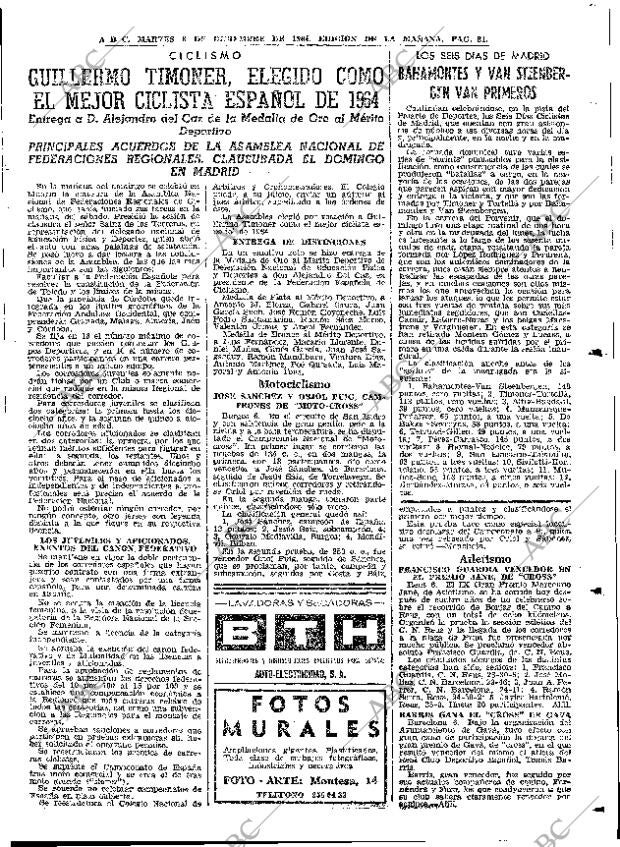 ABC MADRID 08-12-1964 página 81