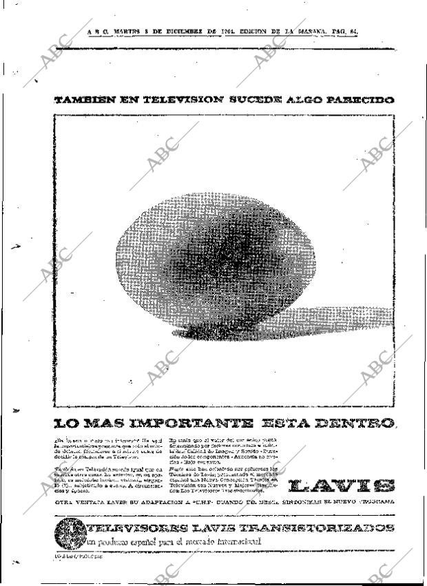 ABC MADRID 08-12-1964 página 84