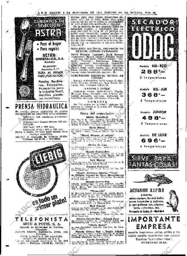 ABC MADRID 08-12-1964 página 86