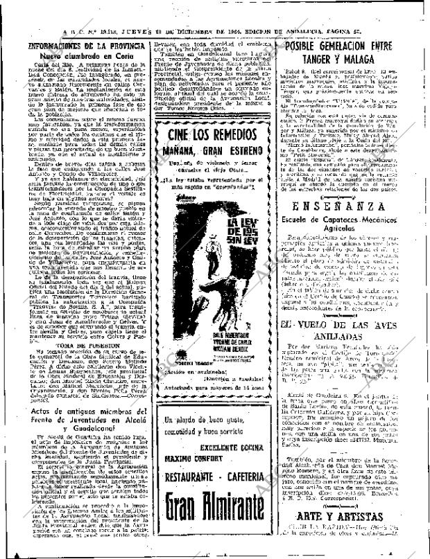 ABC SEVILLA 10-12-1964 página 52