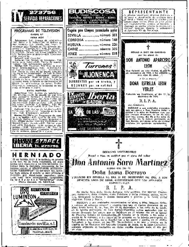 ABC SEVILLA 10-12-1964 página 68