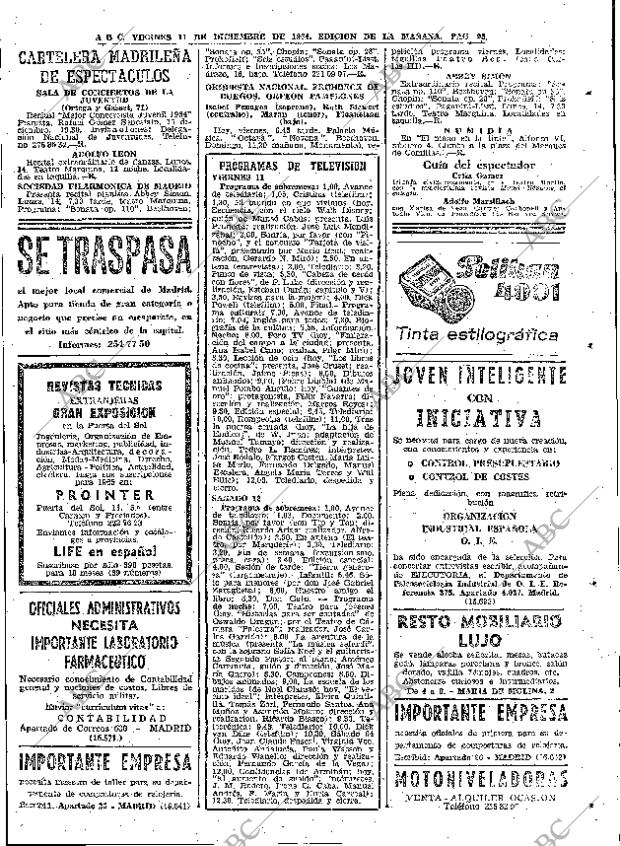 ABC MADRID 11-12-1964 página 95