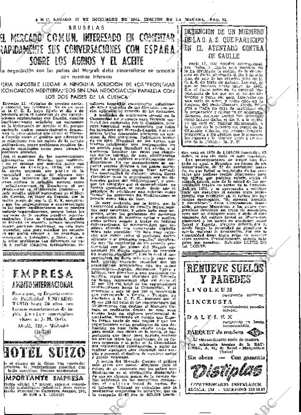 ABC MADRID 12-12-1964 página 55