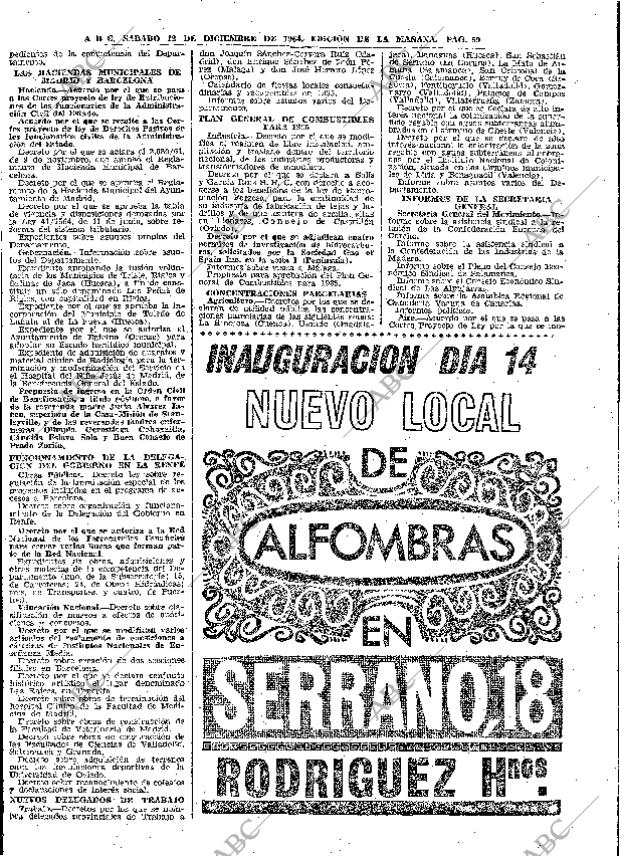 ABC MADRID 12-12-1964 página 59