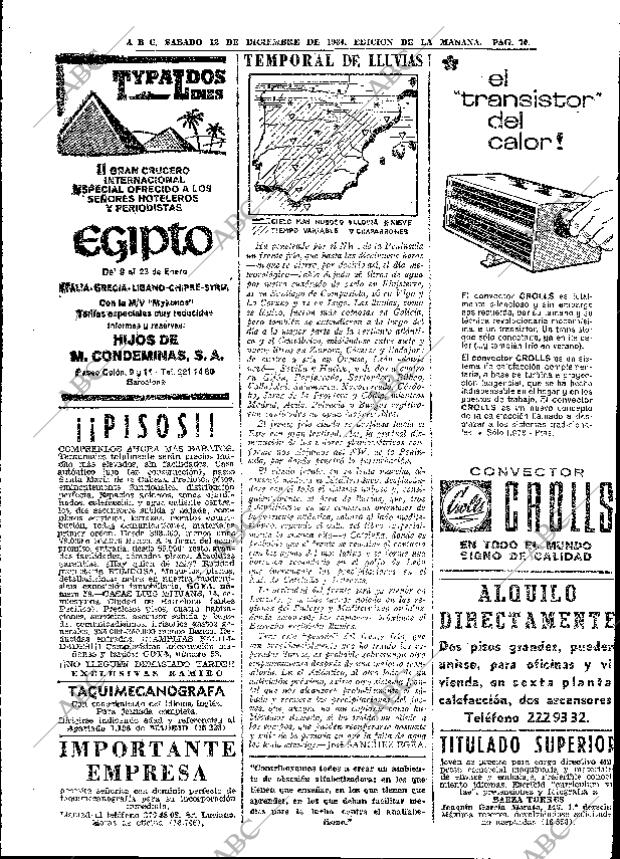 ABC MADRID 12-12-1964 página 70