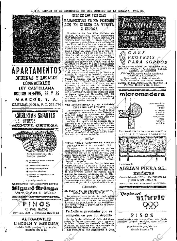 ABC MADRID 12-12-1964 página 86