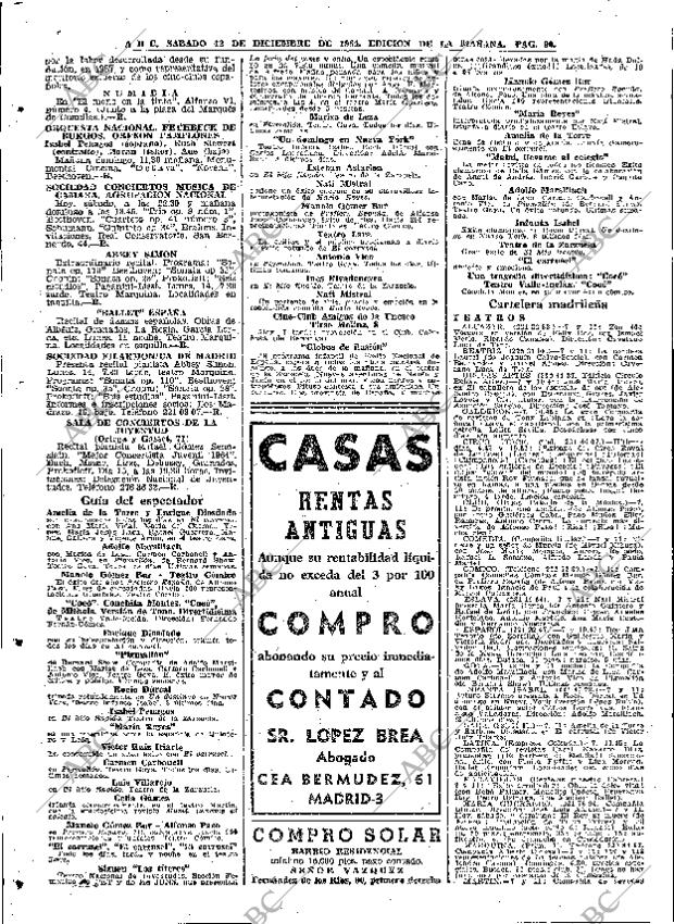 ABC MADRID 12-12-1964 página 90