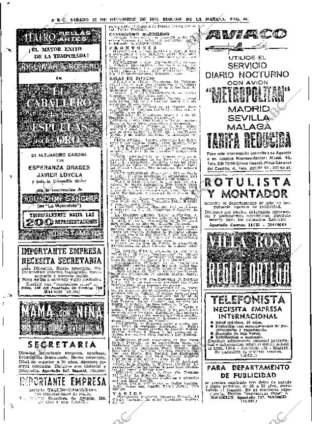 ABC MADRID 12-12-1964 página 94